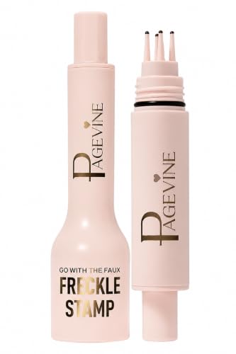 Image of Freckle Stamp Pen for Face Makeup, Natural Looking Faux Freckles Makeup Tool, Dual Tip Freckle Marker for Nose & Cheeks, Easy to Use Beauty Makeup Accessory