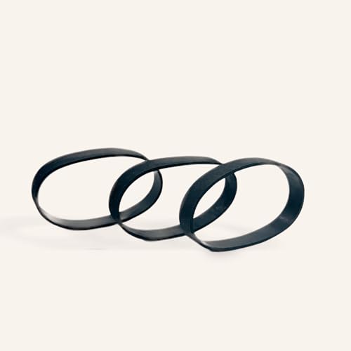 Generic Vacuum Belt Replacement for David D2000, T2000, Commercial X Models, 3-Pack, Black