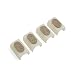 Produktbild Design61 Filzgleiter 4er Set für Freischwinger Stuhlgleiter Ø 24-25 mm Möbelgleiter mit geräuschdämpfender Filzgleitfläche
