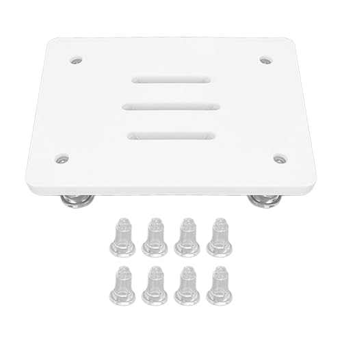 Tank de pescado de la bomba de agua altura ajustable altura anti vibración de la bomba de agua para la bomba sumergible del acuario soporte de plástico duradero 16x12x4cm con uñas