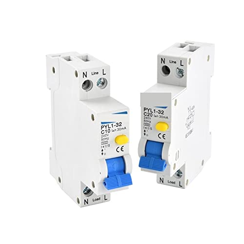 Disyuntor de corriente residual de 18mm con alta capacidad de corte 6