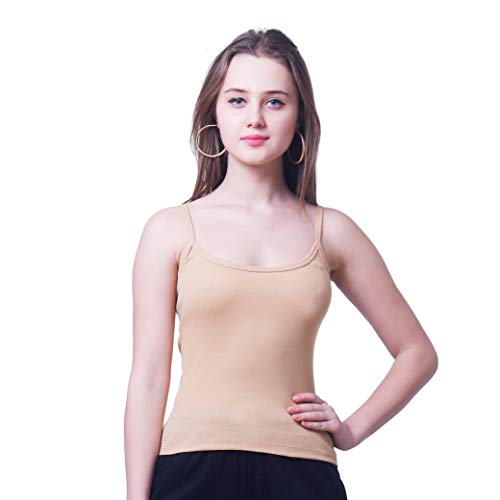 Image of Splash Women's Camisole Slip|Fine Cotton Rich Spaghetti Top for Women and Girls - 120