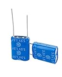 Cermant 2 pcs 8.5X17X21mm(0.33x0.67x0.83in) Super Capacitor 5.5V 1.5F Super Farad Capacitance Winding Type Energy Storage for On Board Backup Energy Storage Combination Vehicle Recorder
