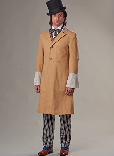 Mccall's Men's Costume, Victorian Gentleman Sewing Pattern Kit, Code M8185, Sizes Small, Medium, Large, Multicolor #TOP5