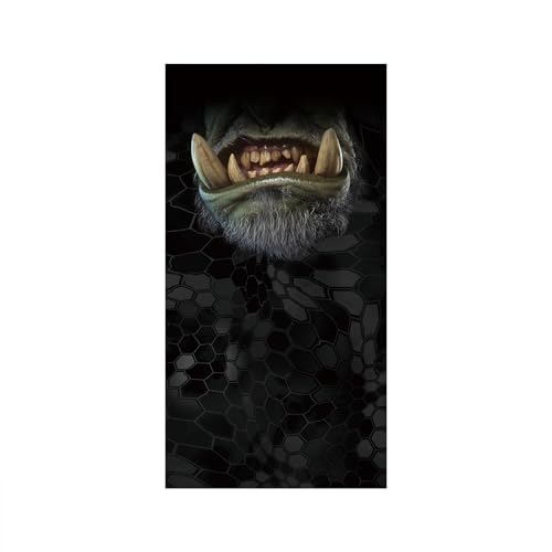 Summer UV Protection Cooling Neck Gaiter Face Neck Gaiter Mask Scarf Sunscreen Breathable Bandana(Skull Pattern)4