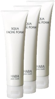 Amazon | HABA（ハーバー） スクワフェイシャルフォーム 100g (100g×3 