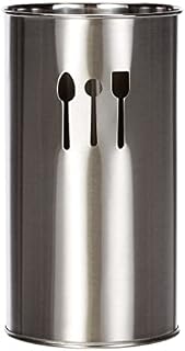 IBILI Kitchen Tools Holder 10x18 cm of Stainless Steel, Stainless-Steel, Silver, 10 x 10 x 18 cm