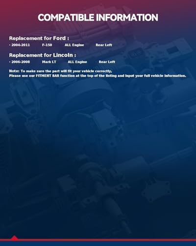Image of KAX Front Rear Left Disc Brake Caliper for 2004-2011 Ford F-150