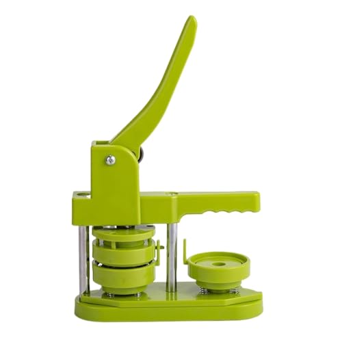 ボタンメーカーマシン DIY ピンボタンパーソナライズされたバッジパンチプレス製造手作り金属ピンバック用品バッジマシン(Green 44mm)