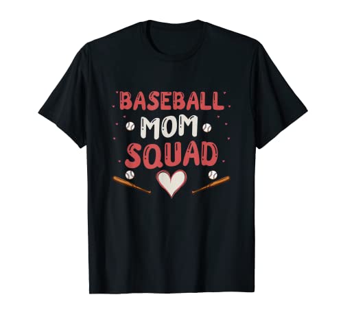 Béisbol Mom Squad Camiseta