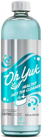 Oh Yuk Healthy Hot Tub Cleaner, The Most Effective Hot Tub Cleaner for Indoor and Outdoor Hot Tubs and Spas - 16 Ounces