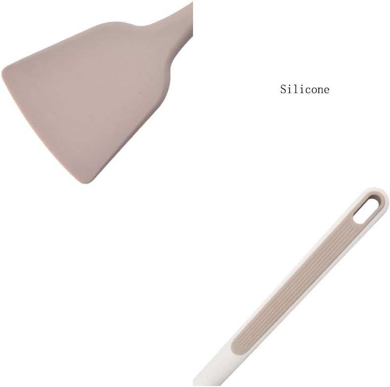 Household Silicone Spatula Set Cooking Kitchen Utensils Soup Spoon Stir Frying