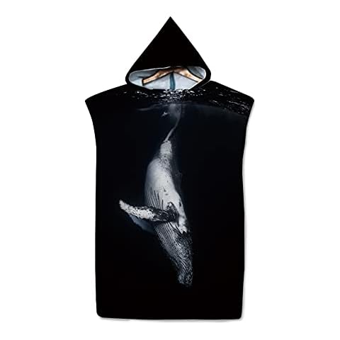 Chickwin Quick Dry Hooded Poncho Towel Cover