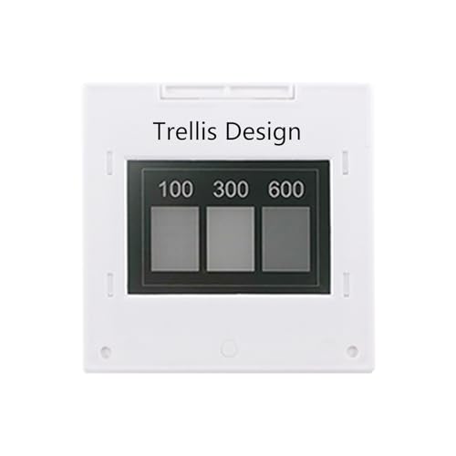 Image of Single Slit Double Slits Poisson Spot Moire Pattern Optical Elements Interference Diffraction Grating Sheet Physical Optics (Trellis Design (1pc))