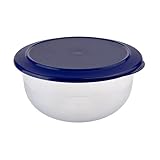 TUPPERWARE Tischperle 3,5L transparent blau Servierschüssel Salatschüssel (inkl. 1x Holzspatel)
