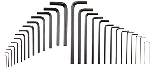 Amazon Brand - Denali 30-Piece Sae (0.028"-5/64") And Metric (0.7Mm-10Mm) Hex Key Wrench Set #TOP3