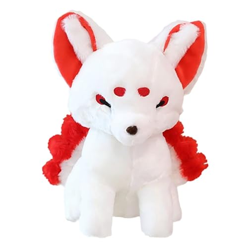 Genérico Peluche De De Nueve Colas: Figura De Peluche Suave De 35 Cm, Almohada De Juguete De De, Animal De De Nueve Colas, Cumpleaños, Día De San Valentín, Pas