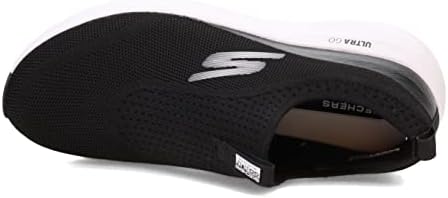 Skechers womens Go Run Elevate Knit Slip-on Sneaker, Black/White, 7.5 US | Image 5