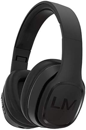 Bluetooth Wireless Headphones Over-Ear, Louise&Mann Bluetooth Headphones Foldable, Wired & Wireless Headset with Built-in Mic, Huge Playtime, Soft Foam Earmuffs and Carry Case for Cell Phones, PC,TV
