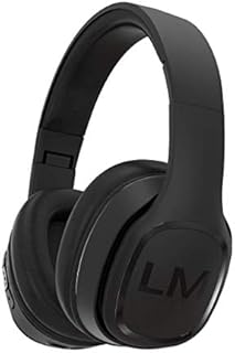 Bluetooth Wireless Headphones Over-Ear, Louise&Mann Bluetooth Headphones Foldable, Wired & Wireless Headset with Built-in Mic, Huge Playtime, Soft Foam Earmuffs and Carry Case for Cell Phones, PC,TV