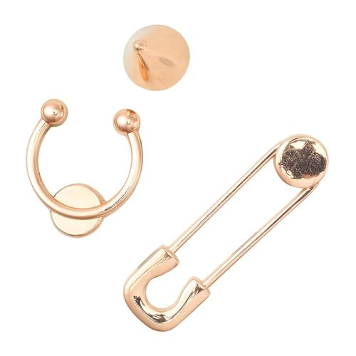 Crocs Unisex-Adult Jibbitz Shoe Multi Pack, Bling Charms, Gold and Gold, 3 Pack