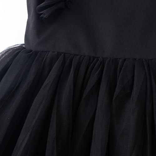 Image of Tutu.kk Toddler Girls Vintage Party Dress Ruffled Sleeve A-Line Tulle Flower Girl Dresses for Wedding,Birthday
