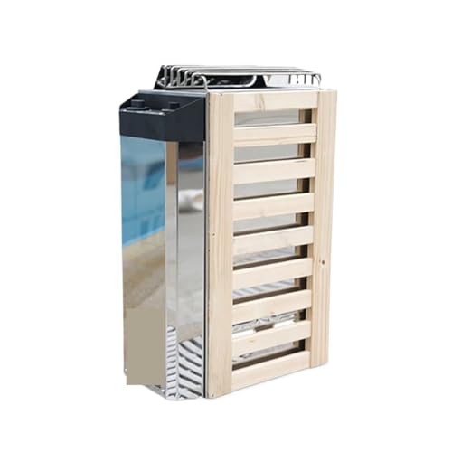 Estufa de sauna acero inoxidable con control interno, calentador for sala,Accesorio de terapia(3.6K inside)