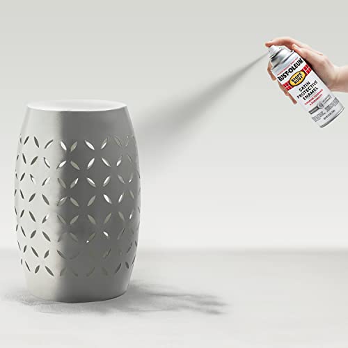 Image of Rust-Oleum 312819 Stops Rust Spray Paint, 12 Oz, Satin Coastal Gray (Pack of 2)