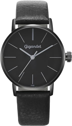 Montre quartz japonais femmes Gigandet : fini les pannes avec le bracelet cuir