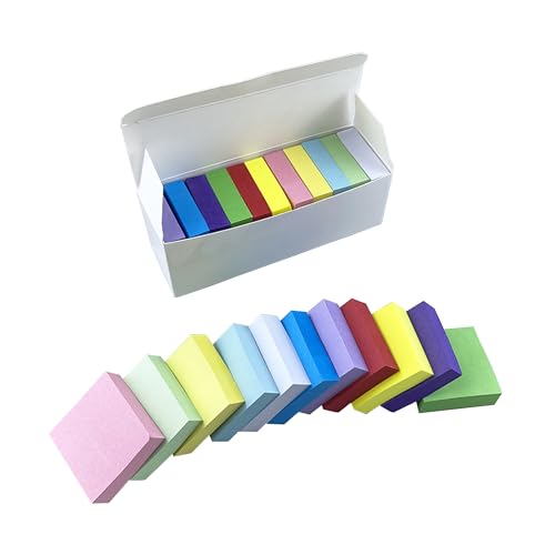 11 pads multicolor sticky notes set assorted bright colors 11-colors mini-sized sticky index tab