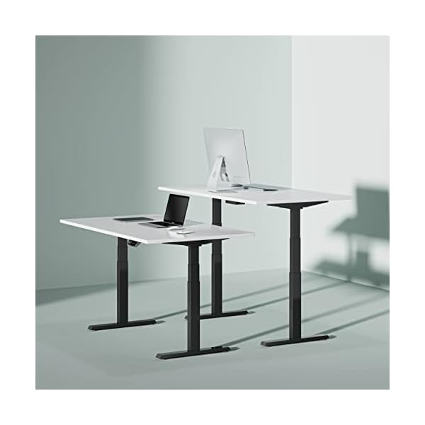 StandXT D08 Advanced elektrisch höhenverstellbarer Schreibtisch Stehpult Tischgestell Tischbeine (Höhe 62-128 cm… – Bild 8