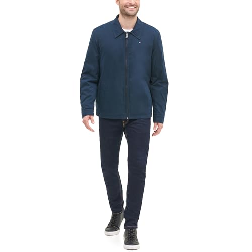 Image of Tommy Hilfiger Men's Lightweight Zip-up Microtwill Golf Jacket (Standard and Big & Tall Sizes)