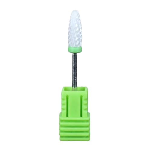 Brocas de uñas de cerámica | Brocas de uñas de cerámica con contenedores a prueba de polvo - en taladro portátil para uso en el hogar, lima de cutícula