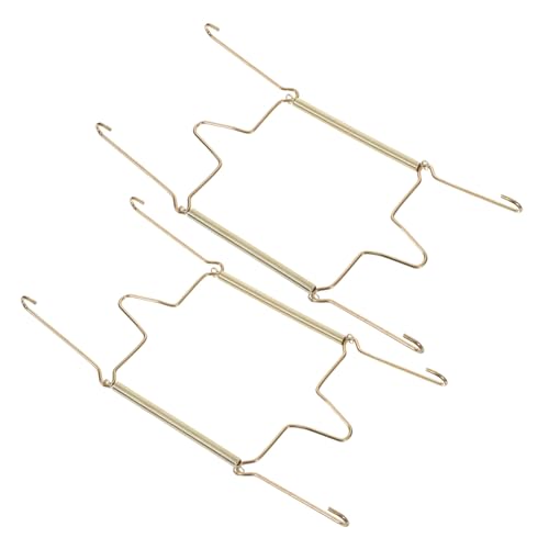 COLLBATH Stainless Steel Plate Wall Hangers Decorative Plate Holders Spring Hook Rack