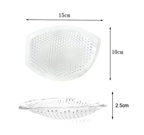 Insertos de Brasier de Silicona Transpirables semiadhesivos Perforados Antideslizantes para realzar el Pecho con Forma de Panal de Abeja, Inserciones de Refuerzo para Brasier, Bikini