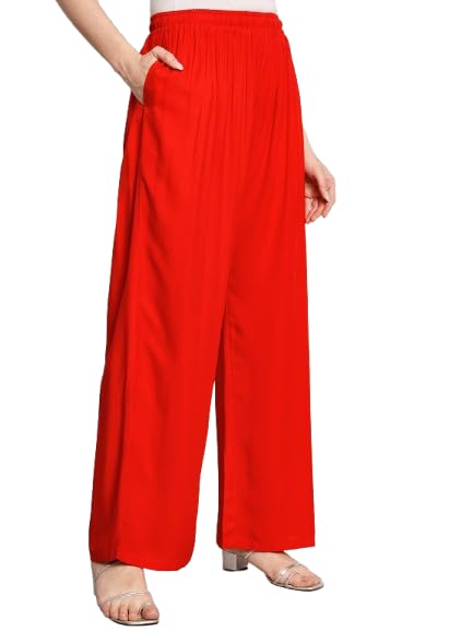 Image of Soft Colors Women Regular Fit Pocket Palazzo