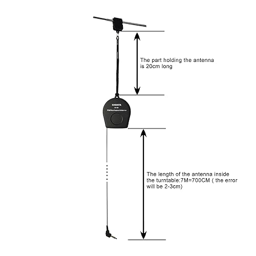 Image of XHDATA AN-80 Shortwave Antenna FM SW External Antenna Whip Antenna to Improve Signal Reception