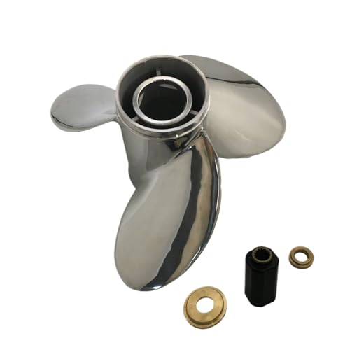Image of Outboard Propeller 15 1 /2x17 for Engine 115HP 150HP 200HP 250HP Stainless Steel 15 Splines Boat Parts RH 58133-ZY3-A17LX