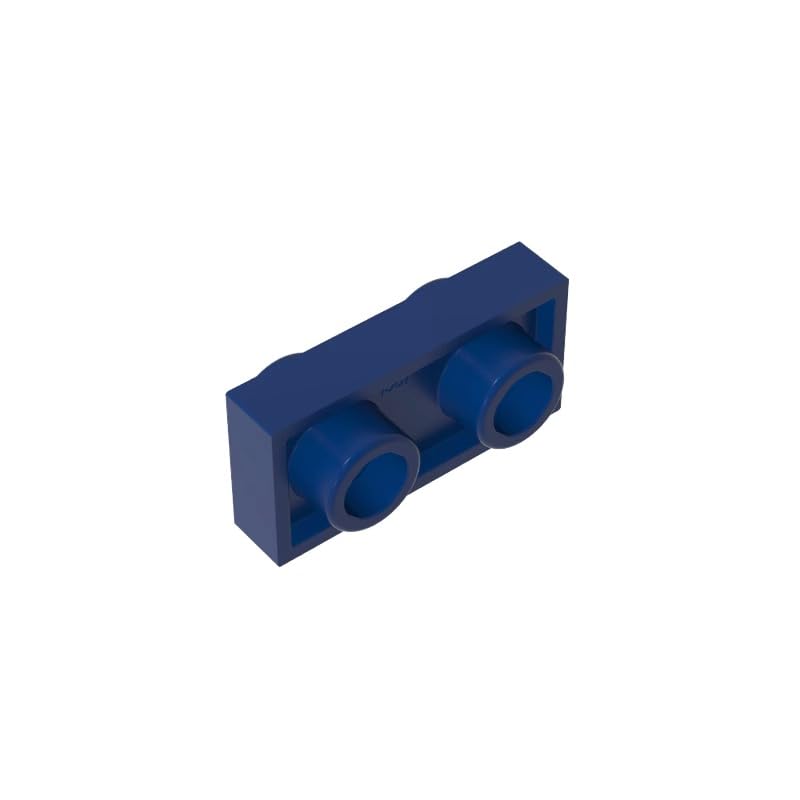 GDS-1581 1x2 Double Sided Board 50PCS Compatible with Lego Toy DIY Parts and MOC Components for Major Brick Brands Color:Dark Blue — image 1