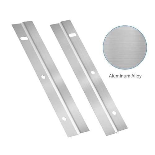 Image of Cleat Picture Hanger 4 Pcs Hardware Kit for Hanging Plywood Picture Hooks, Wall Bracket Hardware Kit Aluminum Z Bar Hangers