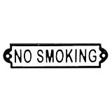 Photo Gallery rolson no smoking sign, in ghisa, nero/bianco, 1 x 25 x 10 cm Photo Gallery rolson no smoking sign, in ghisa, nero/bianco, 1 x 25 x 10 cm