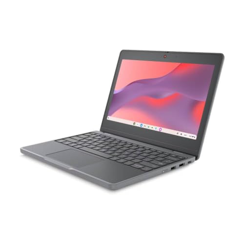 Image of Lenovo Chromebook 100e Gen 5 M89 83T60006US 11.6 inch HD - MediaTek Kompanio 540-4 GB - 64 GB Flash Memory - English (US) Keyboard - Luna Gray - 1366 x 768 - ChromeOS