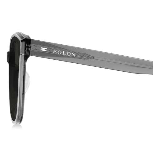 BOLON Men Women Retro Square Polarized Sunglasses, Exclusive Eyewear Brand of EssilorLuxottica4