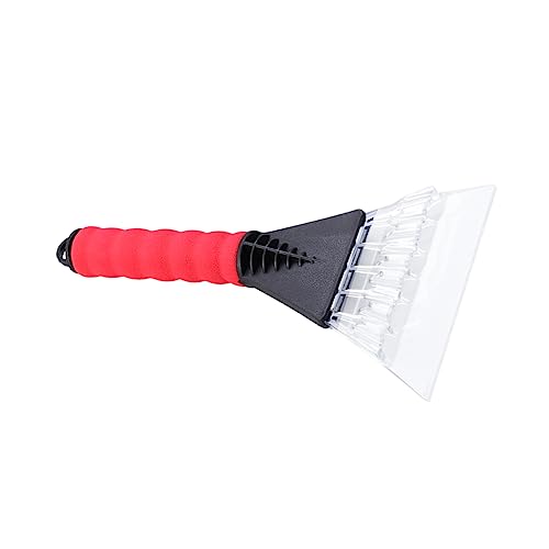 KONTONTY Snow Shovel Snow Scraper Red Snow Removal