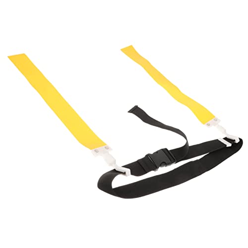 GAROZATION Football Flag Belt for Sports Adjustable Rugby Flag Belt Outdoor Prop Polyester Easy to Use for Beginners