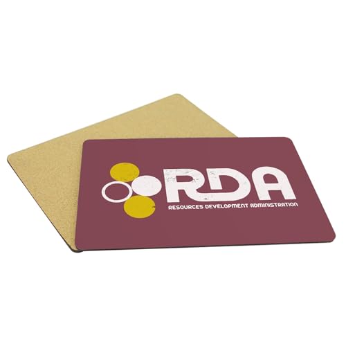 Sets de table souples en liège rouge RDA grand format 39,5x28,5 cm - 5