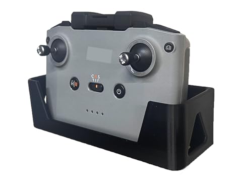 Universal RC Controller Wall Mount, Made for RC Cars, Drones, and RC Boats, Drone Organization Essentials Made in Texas, Black, 1 pcs