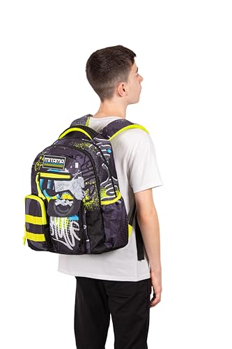 Mitama Zaino New Plus Urbansmile, Nero, Zaino Scuola Elementare, 30 L, Super Capiente, Ergonomico, Robusto, Per Bambino - 7