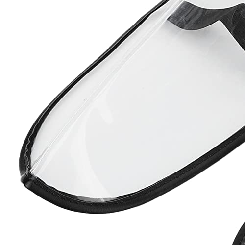 Folding Barber Shoes Cover,ANGGREK Barber Shoes Cover Salon Hairdressing Shoes Cover Transparent Shoes Cover for Massage Stores Spas(M)
