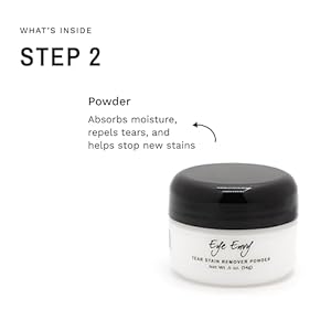 Eye Envy Dog Tear Stain Remover Starter Kit | Tear Stain Essentials in One Kit at a 2step System | Lasts 3045 Days | Solution 2 Floz Applicator Pads 30 Count and Powder 05oz Cucciolini Doodles Eye envy dog tear stain remover starter kit | tear stain essentials in one kit at a 2 step system | lasts 30 45 days | solution 2 fl Oz applicator pads 30 count and powder 0 5oz cucciolini doodles